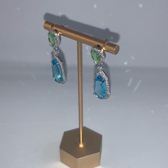Pastel Gemstone Earrings - Picture 2 of 8